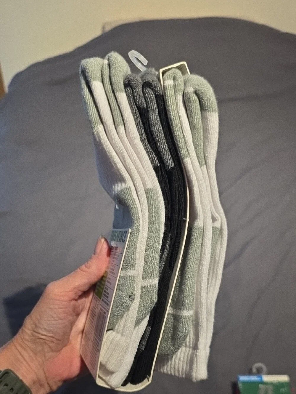 Russell Athletic FreshForce Crew Socks - 5 Pair